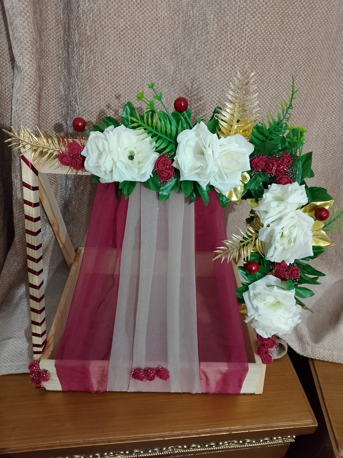 Wooden Gift Basket