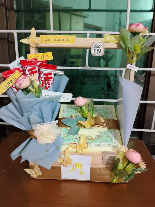 Wooden Gift Basket